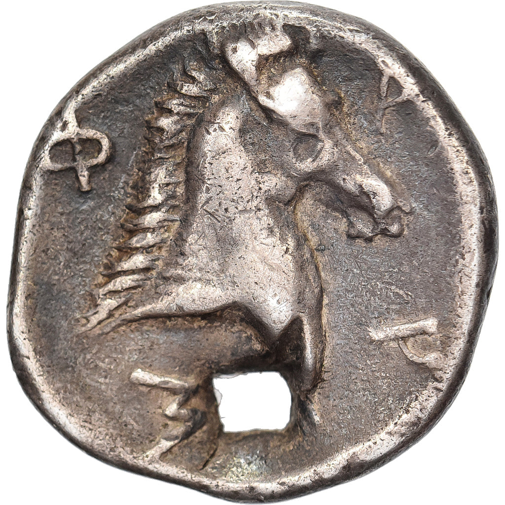 Thessaly, Hemidrachm, 370-350 BC, Pharsalos, Silver, VF(30-35), HGC:4-634