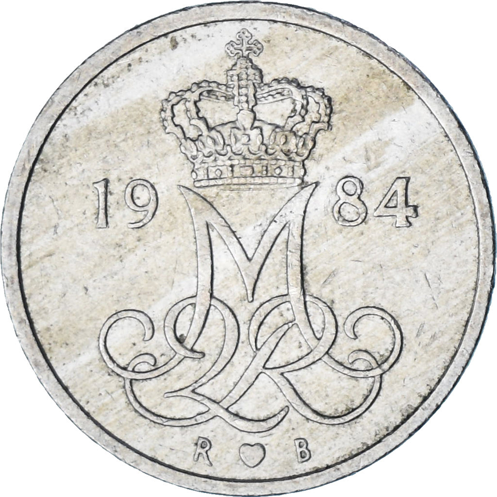 Dinamarca, 10 Öre, 1984