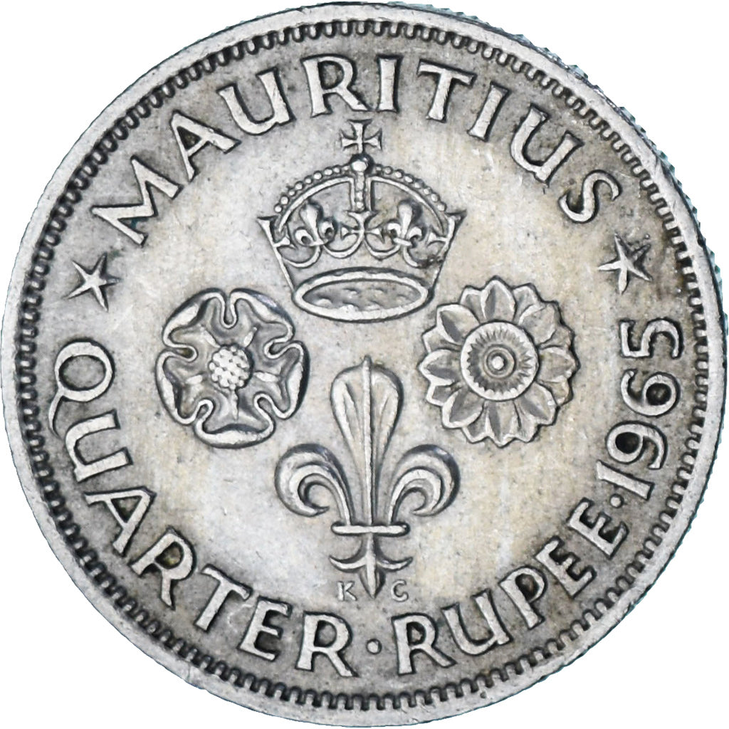 Mauritius, 1/4 Rupee, 1965