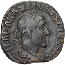 Maximinus I Thrax, Sesterzio, 235-236, Rome, Bronzo, MB+, RIC:58