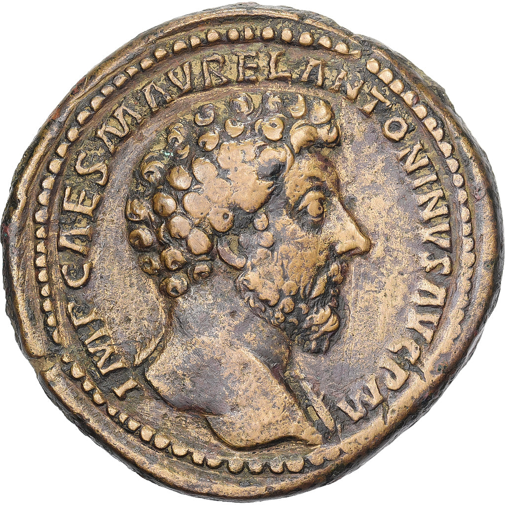 Marcus Aurelius, Sestertius, 162-163, Rome, Bronze, EF(40-45), RIC:844