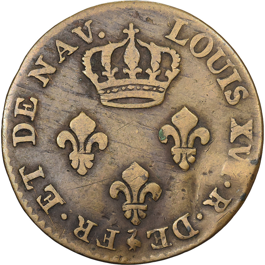 Guyana, Louis XVI, 2 Sous, 1789, Paris, Vellón, BC+, KM:1