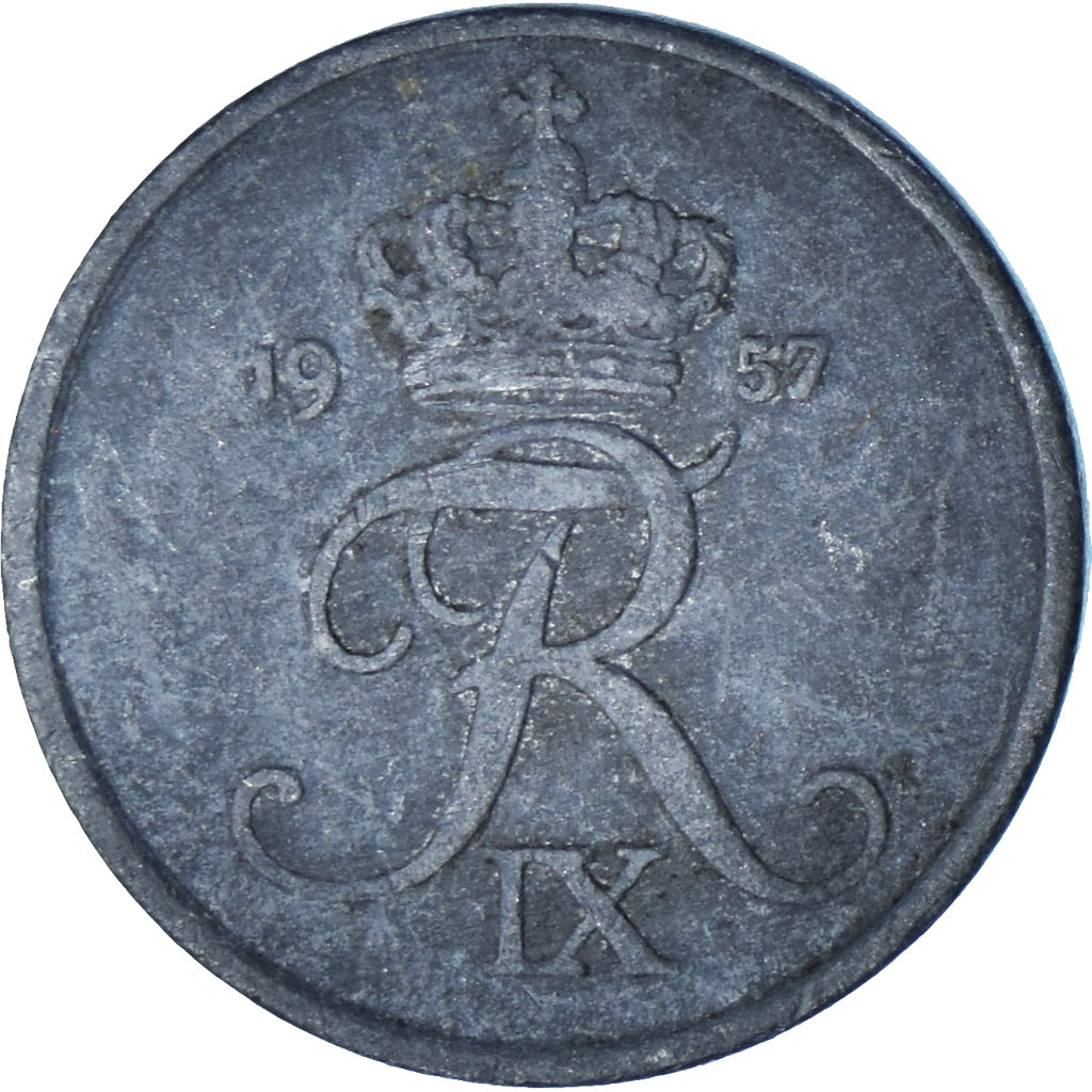 Danimarca, 2 Öre, 1957