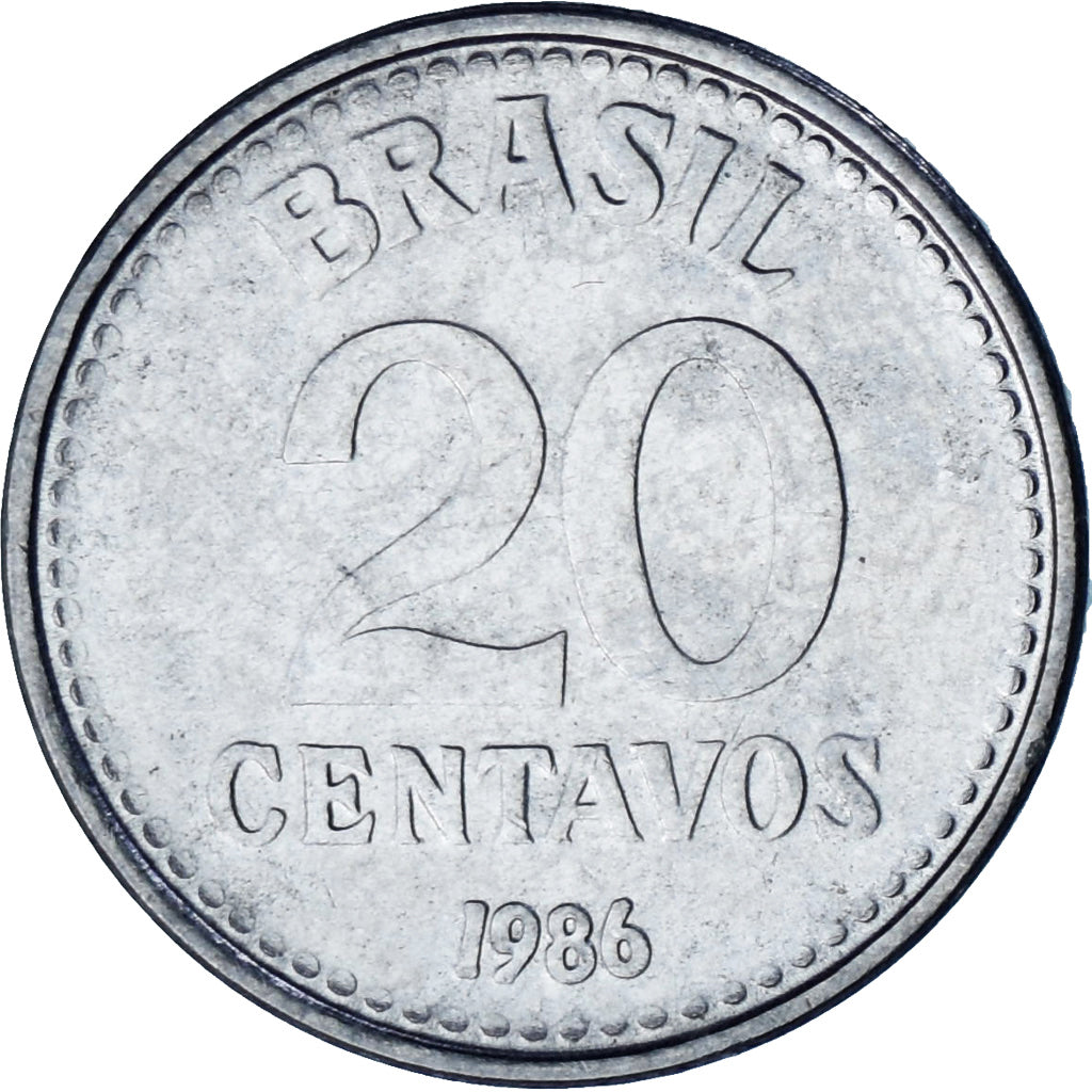 Brasile, 20 Centavos, 1986