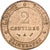 France, 2 Centimes, Cérès, 1884, Paris, Bronze, EF(40-45), Gadoury:105