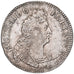 Frankrijk, Louis XIV, 1/2 écu aux 8L, 2e type, 1704, Paris, reformed, Zilver
