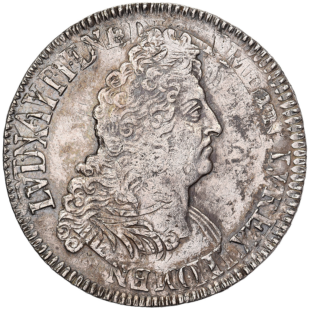 Francia, Louis XIV, Ecu aux 8 L 2e type, 1706, reformed, Argento, MB+