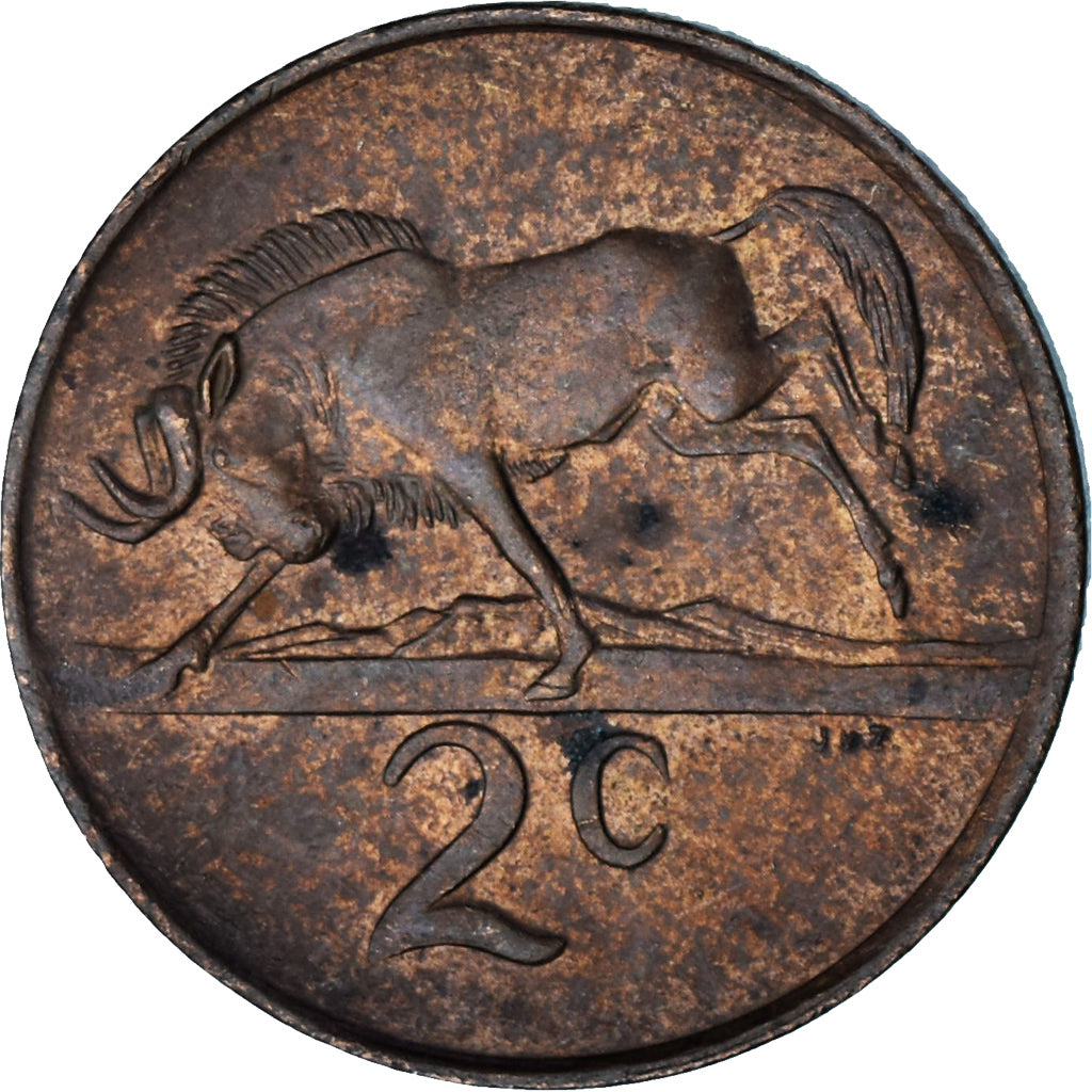 Południowa Afryka, 2 Cents, 1982