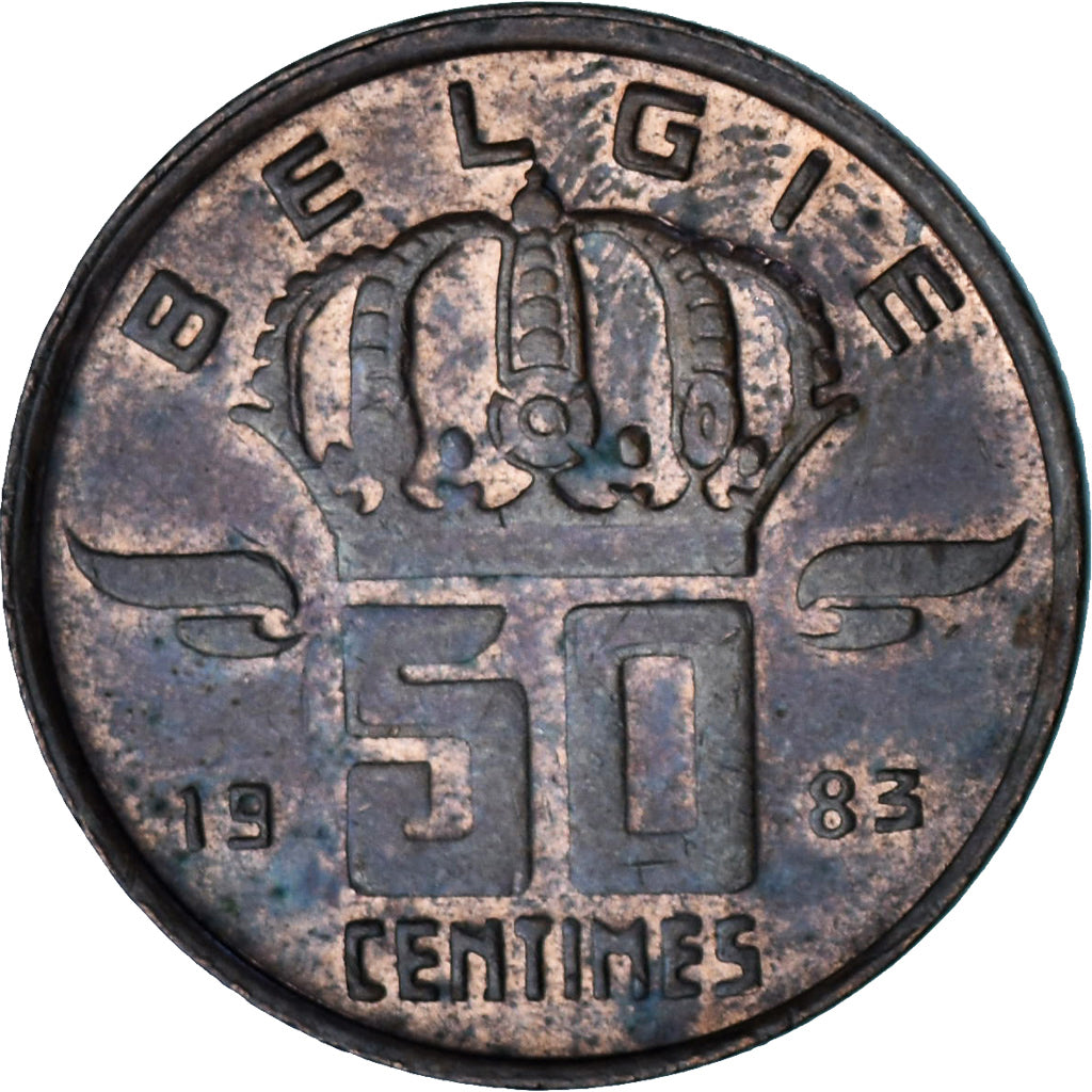 Belgique, 50 Centimes, 1983