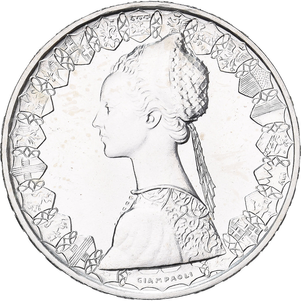 Italy, 500 Lire, 2000, Rome, BU, Silver, MS(65-70), KM:98