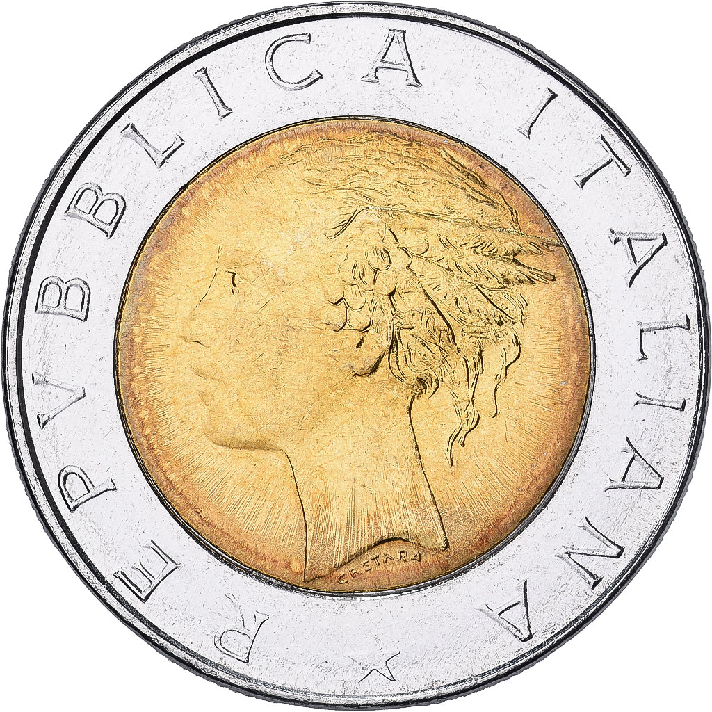 Italien, 500 Lire, 2000, Rome, BU, Bi-Metallic, STGL, KM:111