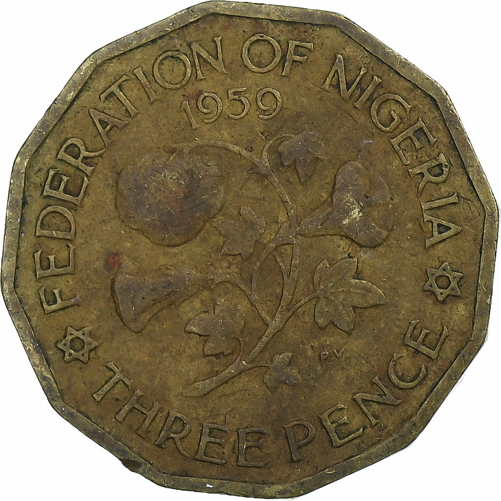 Nigeria, 3 Pence, 1959
