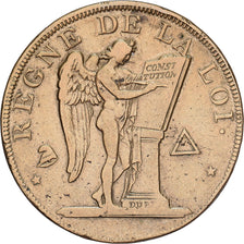 Frankreich, Module de 2 Sols, Dupré, 1793, Paris, Pattern, Kupfer, SS