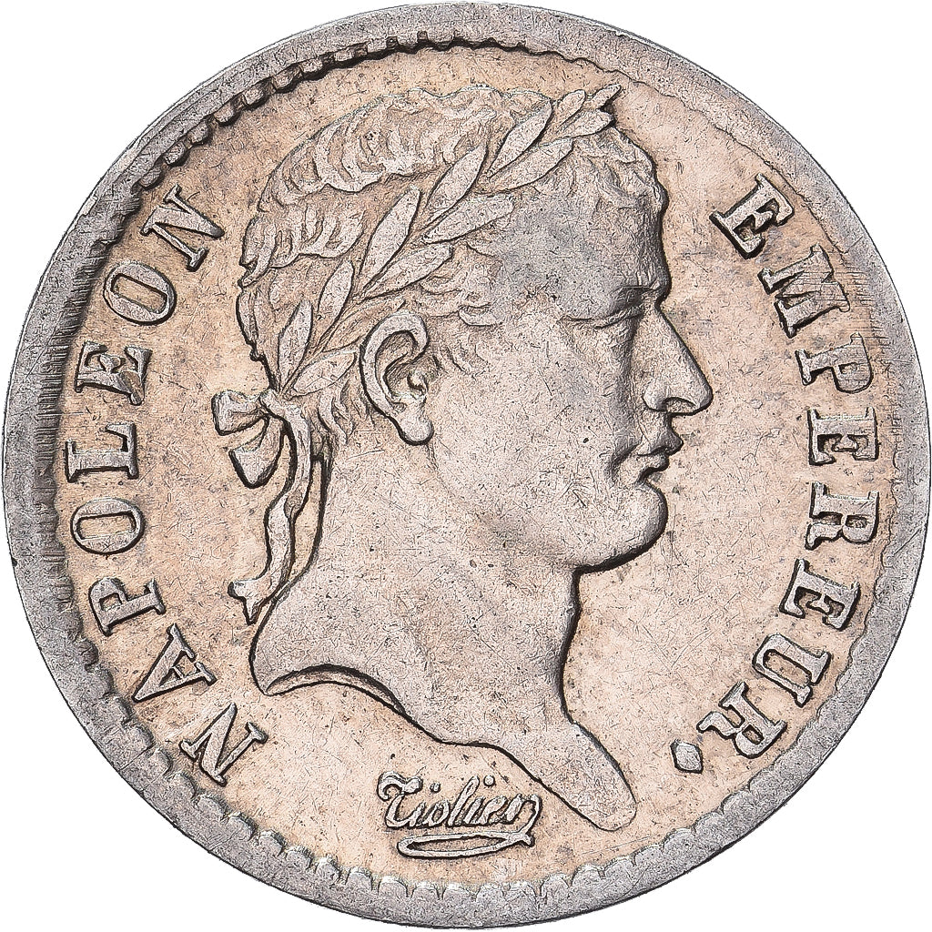 France, Napoleon I, 1/2 Franc, 1812, Paris, Silver, EF(40-45), Gadoury:399