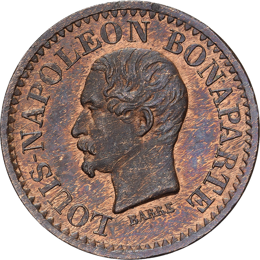 Francia, Louis-Napoléon Bonaparte, Module de 1 Centime, 1851, Paris, Pattern