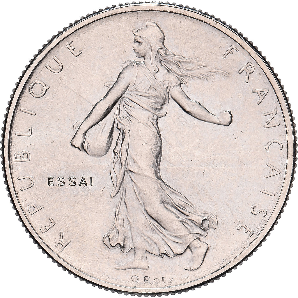 France, 1/2 Franc, Semeuse, 1965, Paris, Essai, Nickel, FDC, Gadoury:429