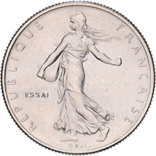 France, 1/2 Franc, Semeuse, 1965, Paris, Essai, Nickel, FDC, Gadoury:429
