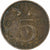 Países Baixos, 5 Cents, 1958