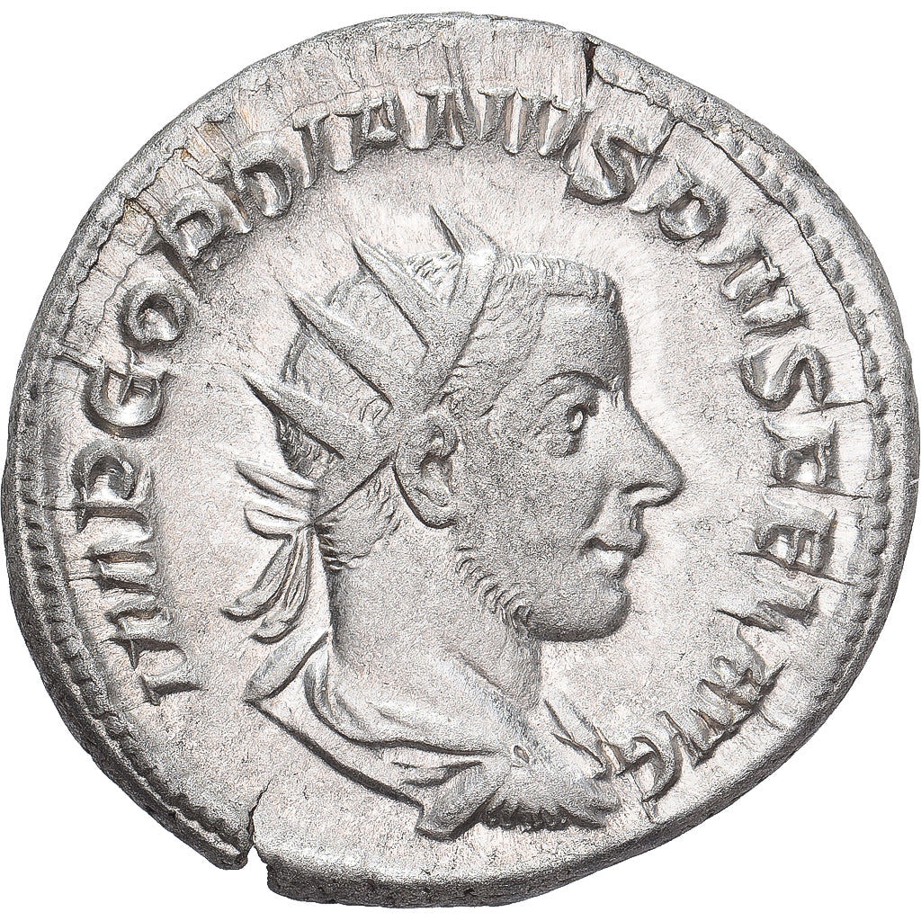 Gordian III, Antoninianus, 243-244, Rome, Silver, AU(55-58), RIC:144