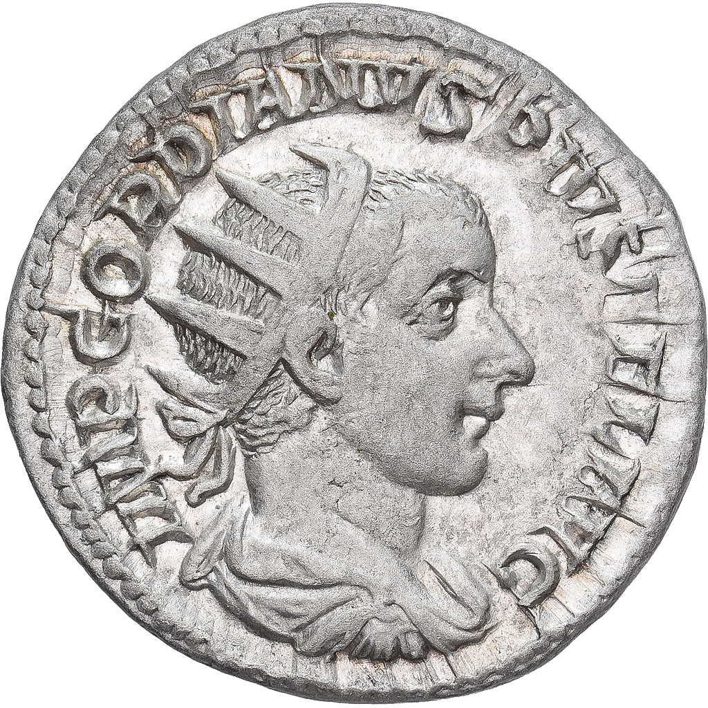 Gordian III, Antoninianus, 241-243, Rome, Plata, EBC, RIC:86