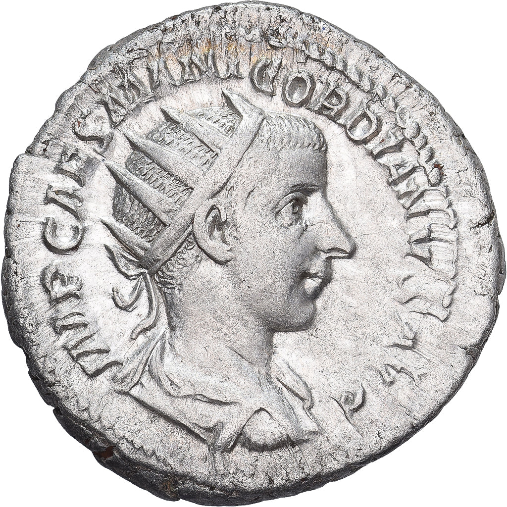 Gordian III, Antoninianus, 240, Rome, Plata, EBC, RIC:64