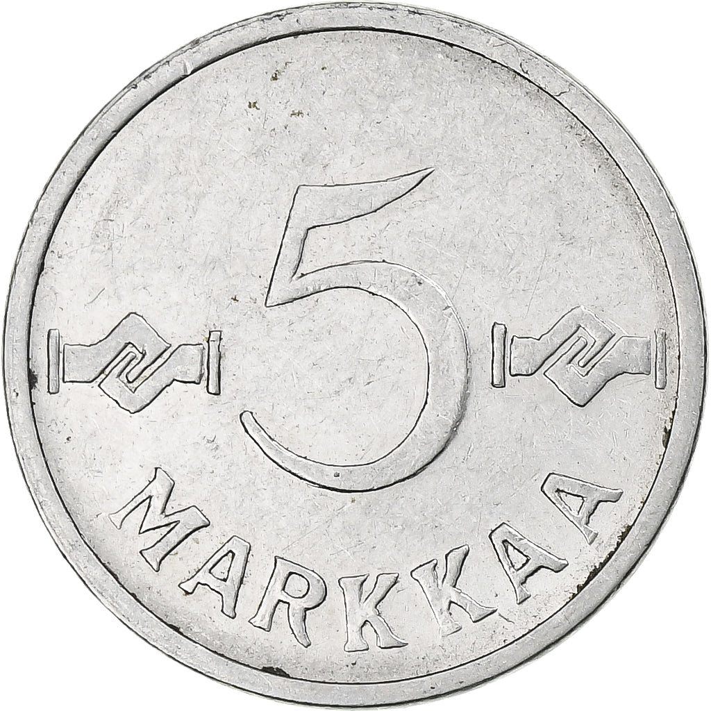 Finlândia, 5 Markkaa, 1958