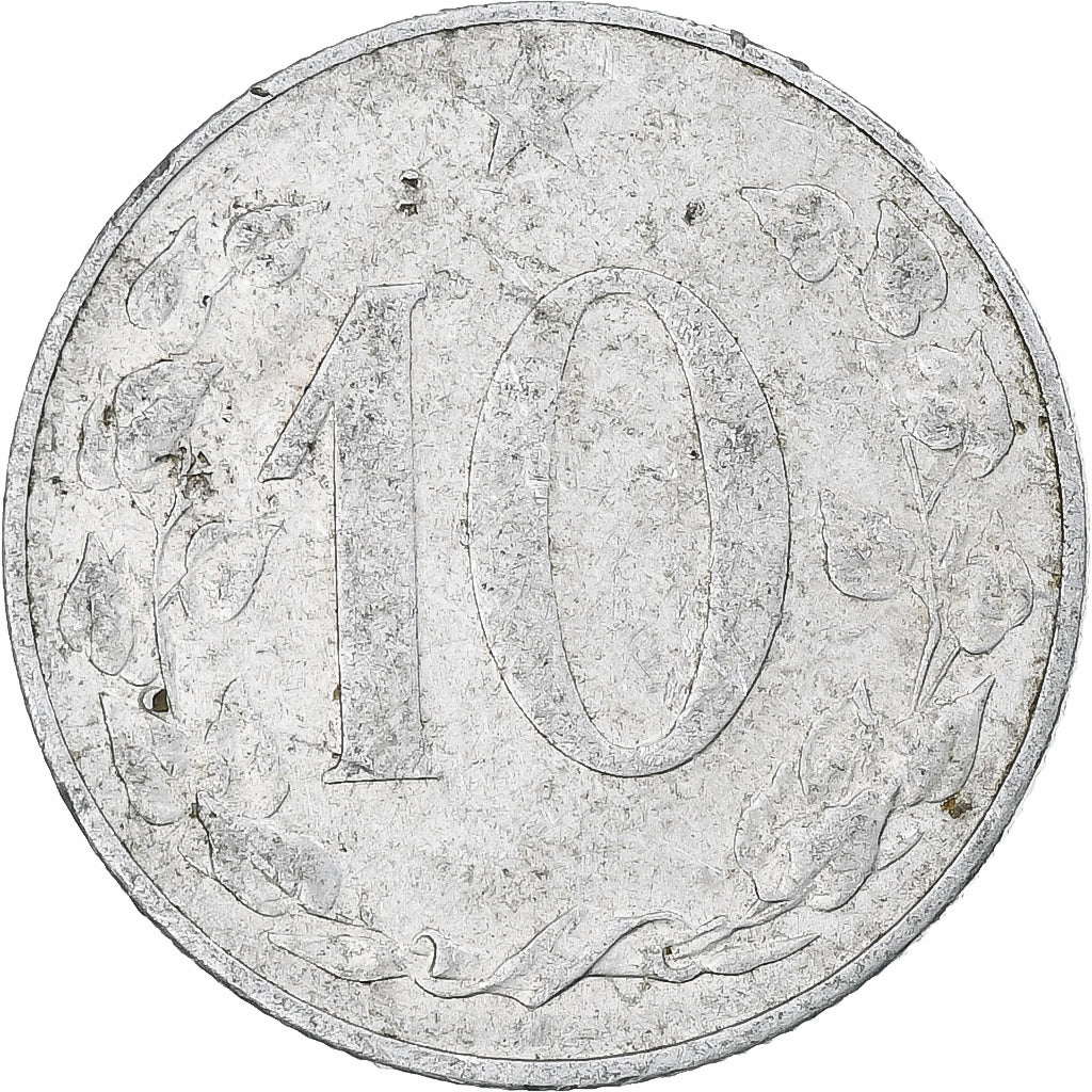 Czechoslovakia, 10 Haleru, 1954
