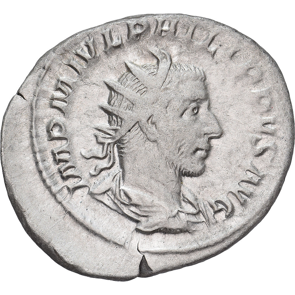 Philip I, Antoninianus, 244-247, Rome, Srebro, AU(55-58), RIC:48