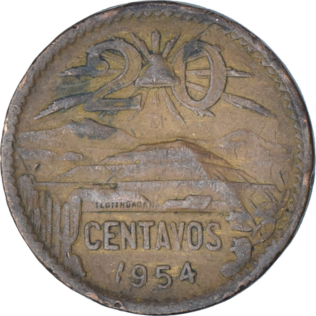 México, 20 Centavos, 1954
