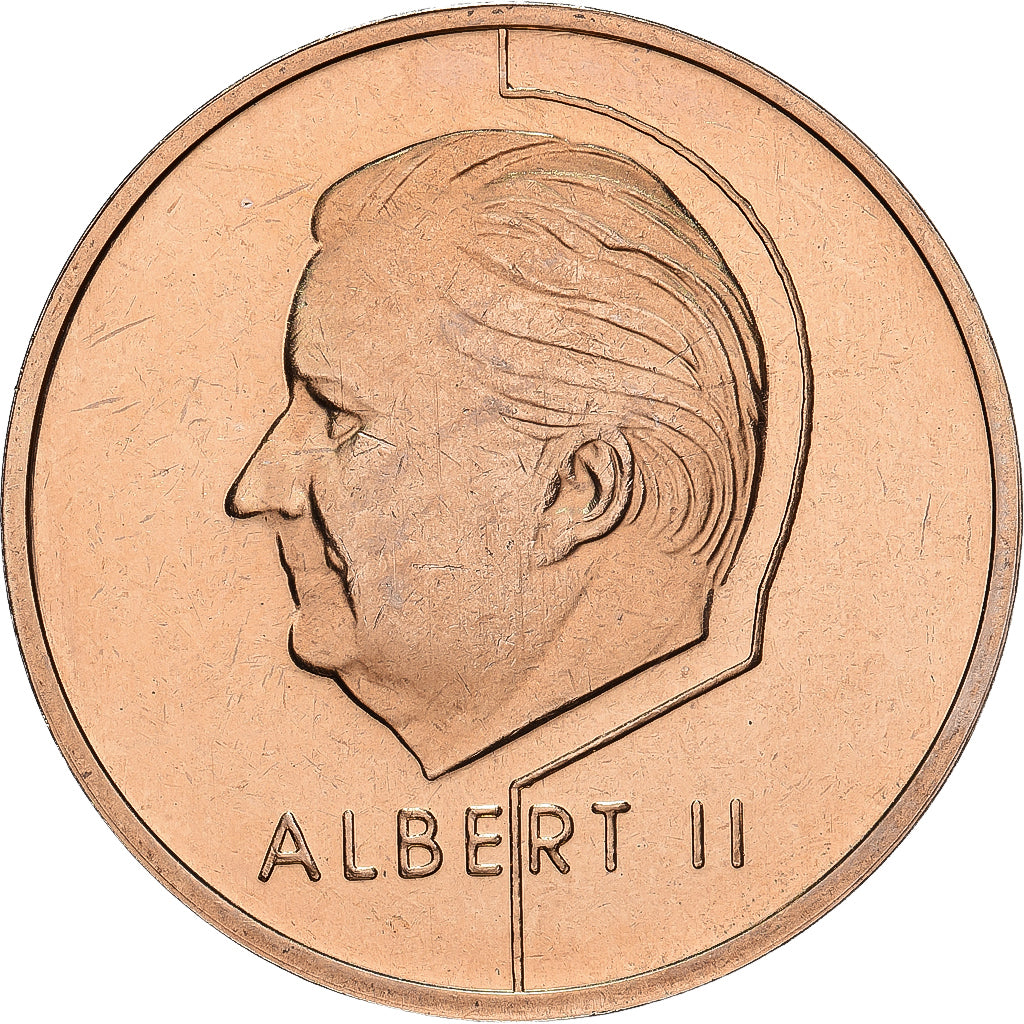 Bélgica, Albert II, 20 Frank, 2001, Brussels, Níquel - latón, FDC, KM:192