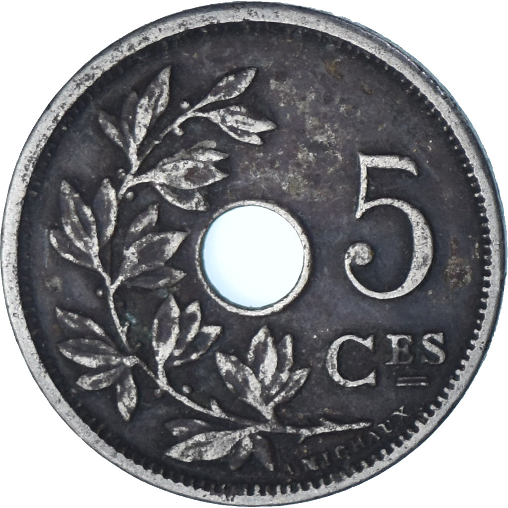 Belgium, 5 Centimes, 1913