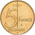 Belgique, Albert II, 5 Francs, 2001, Bruxelles, Bronze-aluminium, FDC, KM:189