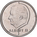 Belgia, Albert II, 1 Franc, 2001, Brussels, Nikiel platerowany żelazem