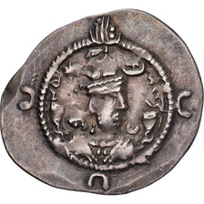 Sasanian Kings, Khusrau I, Drachm, 531-579, Silber, S+