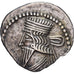 Kingdom of Parthia, Vologases III, Drachm, 105-147, Srebro, EF(40-45)