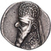 Royaume Parthe, Mithridates II, Drachme, 121-91 BC, Rhagae, Argent, TB+
