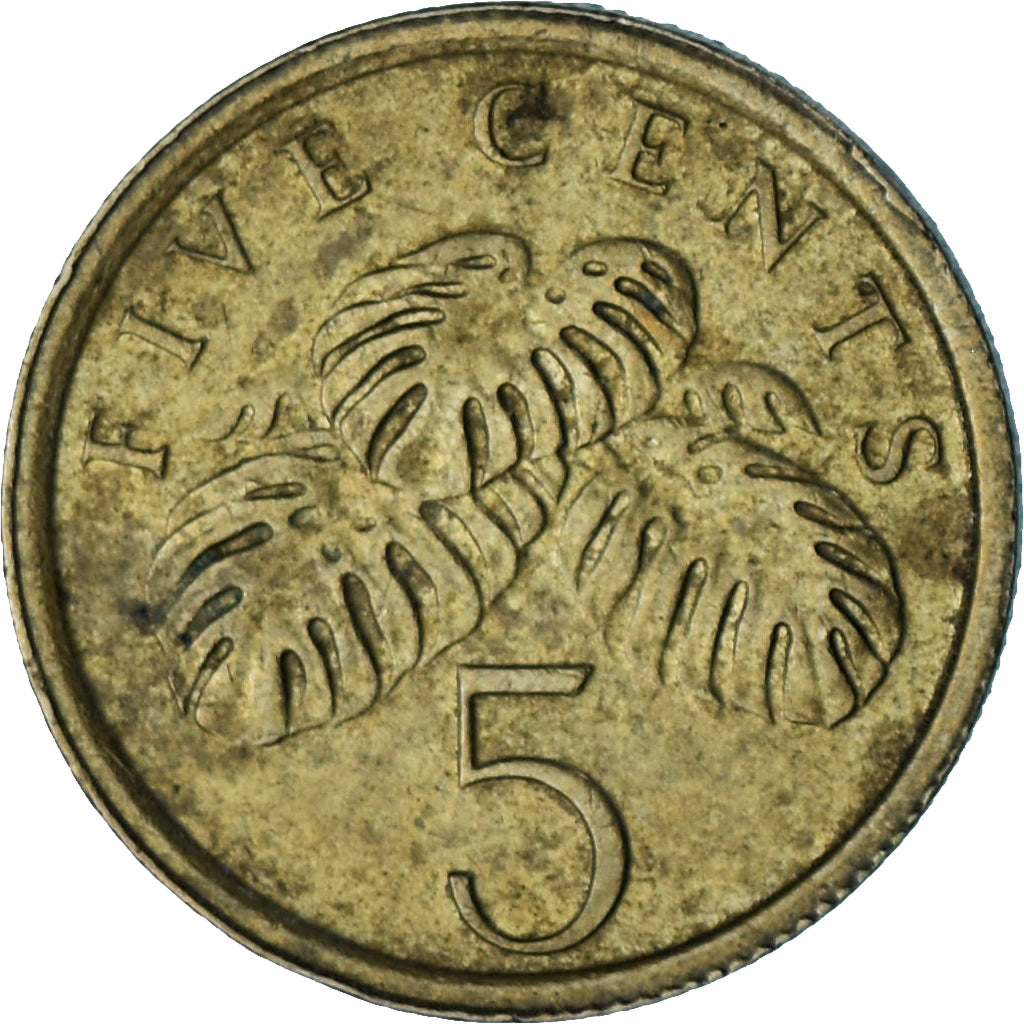 Singapur, 5 Cents, 1986
