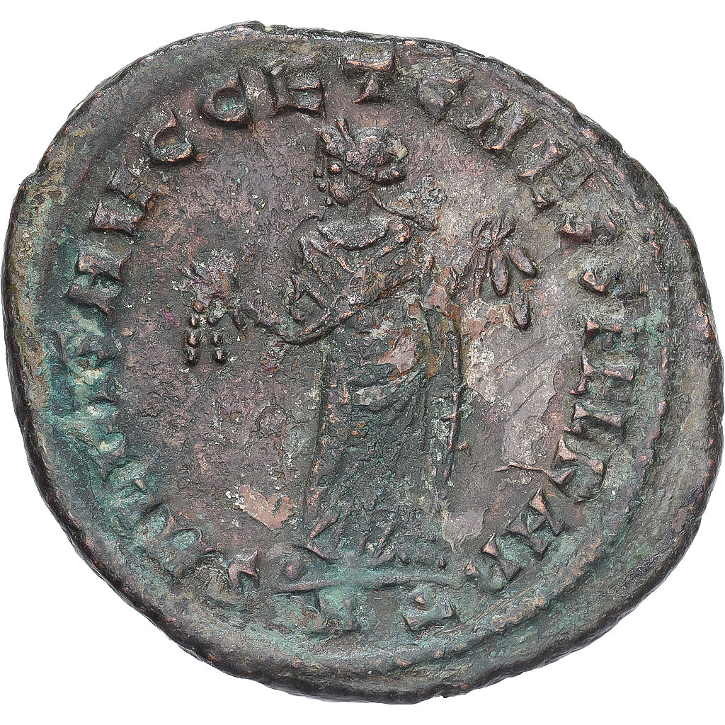 Diocletian, Follis, 298-303, Carthage, Brązowy, VF(30-35), RIC:33a