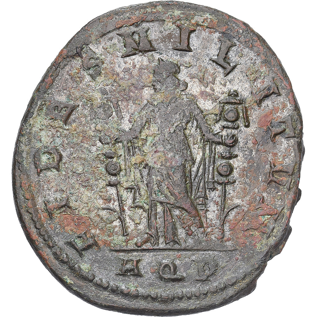 Maximianus, Follis, 307, Aquileia, Bronze, VF(20-25), RIC:105