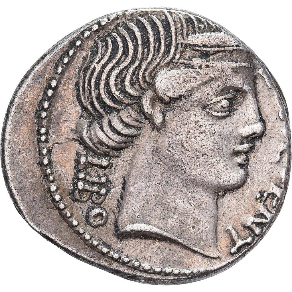 Scribonia, Denarius, 62 BC, Rome, Argento, BB, Crawford:416/1a