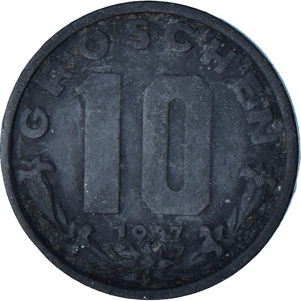 Austria, 10 Groschen, 1947