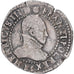 Frankreich, Henri III, 1/2 franc au col gaufré, 1587, Angers, Silber, S
