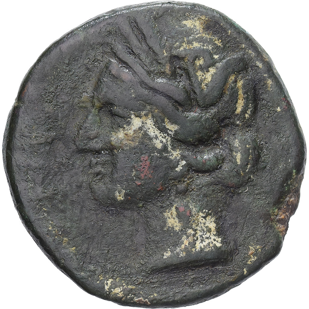 Zeugitana, Æ Unit, c. 221-210 BC, Carthage, Bronzo, MB