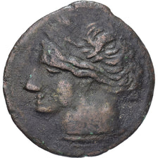 Zeugitana, Æ Unit, 215-212 BC, Carthage, Bronzo, MB