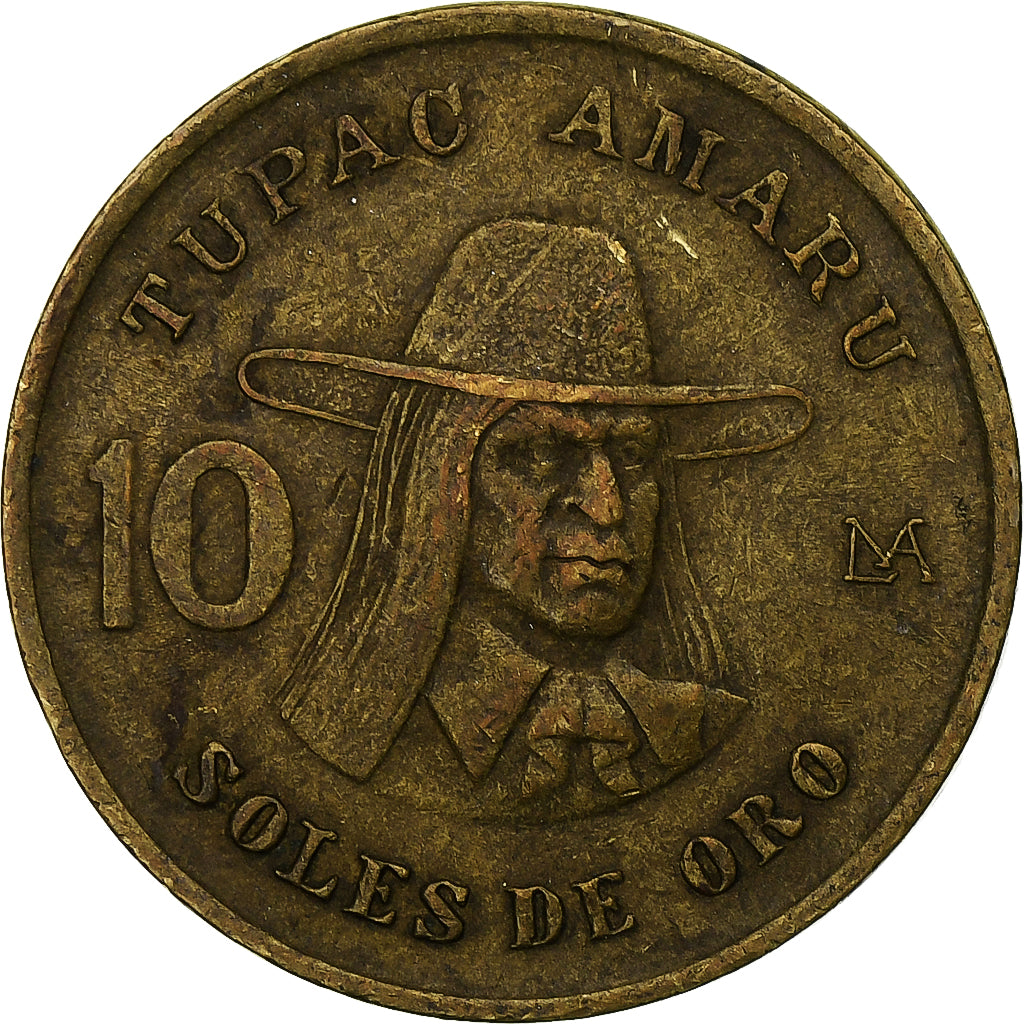 Perú, 10 Soles, 1980