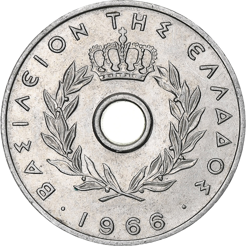 Grèce, 10 Lepta, 1966