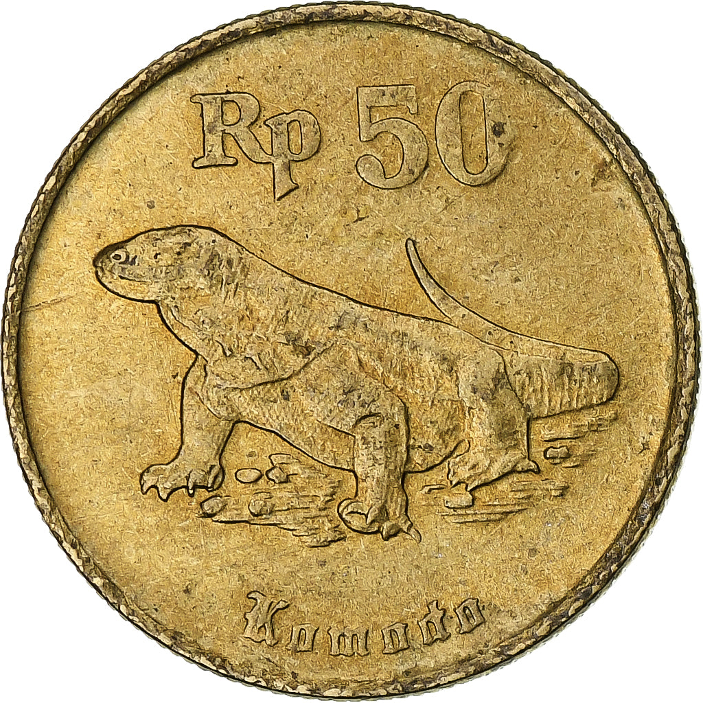 Indonesia, 50 Rupiah, 1992