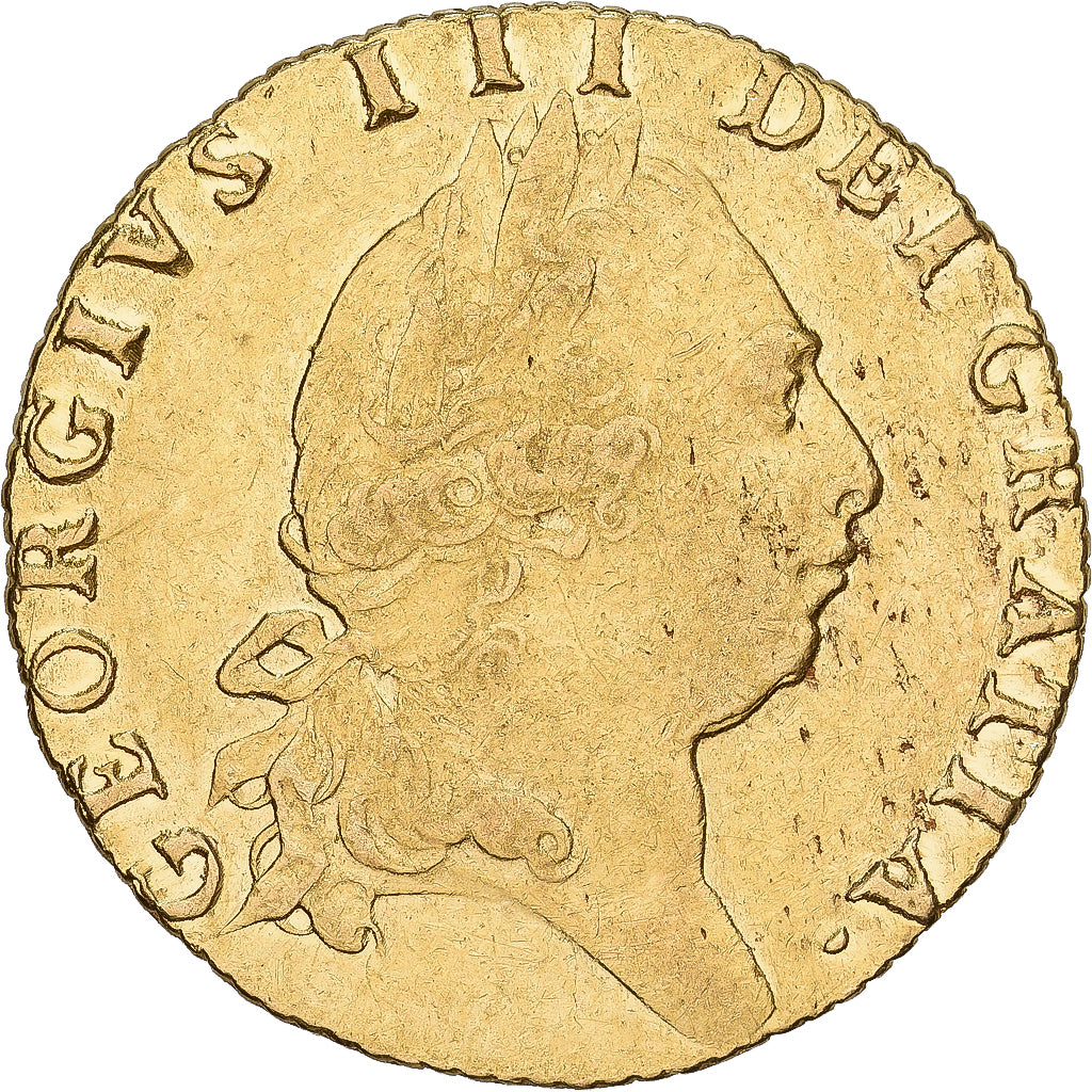 United Kingdom, George III, Guinea, 1793, London, Gold, EF(40-45), Spink:3729