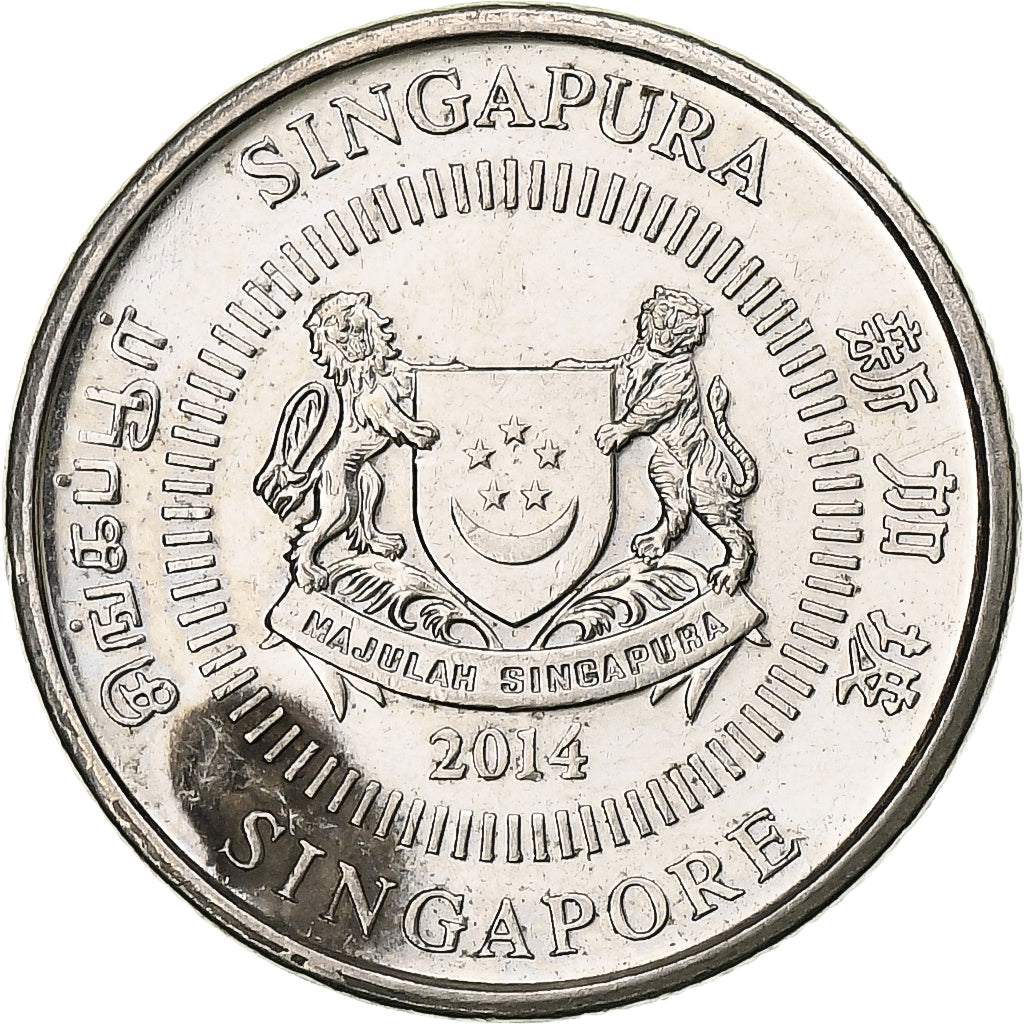 Singapur, 10 Cents, 2014