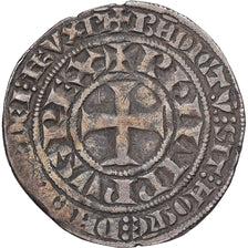 Frankreich, Philippe IV le Bel, Gros Tournois à l'O rond, 1285-1290, Silber